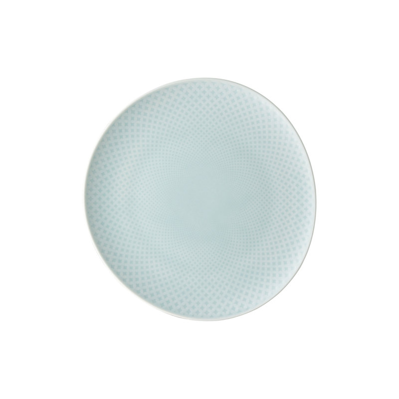 Junto Porcelain Salad/Dessert Plate, Opal Green