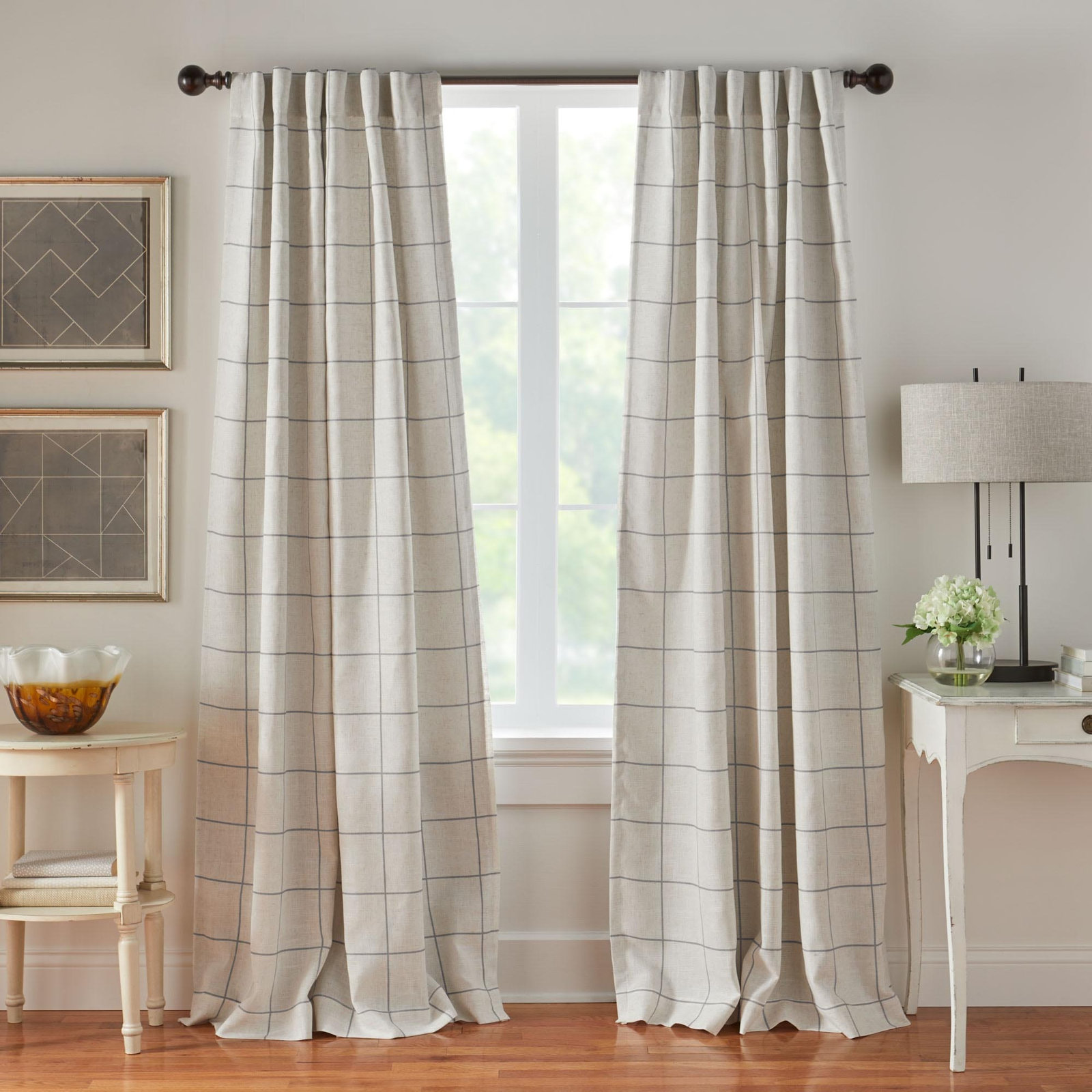 Laurene Blackout Curtain Panel, Gray, 52"W x 84"L