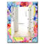 Miroir mural traditionnel fleur 41-40102252