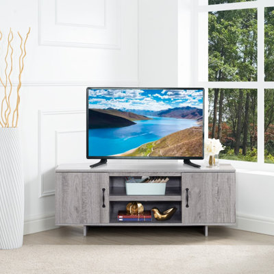 Aribeth Corner Low Rise TV Stand for Low Profile TVs up to 50"