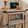 Ariellah 26'' Farmhouse End Side Table with Charging Station and Adjustable Storage Shelf
