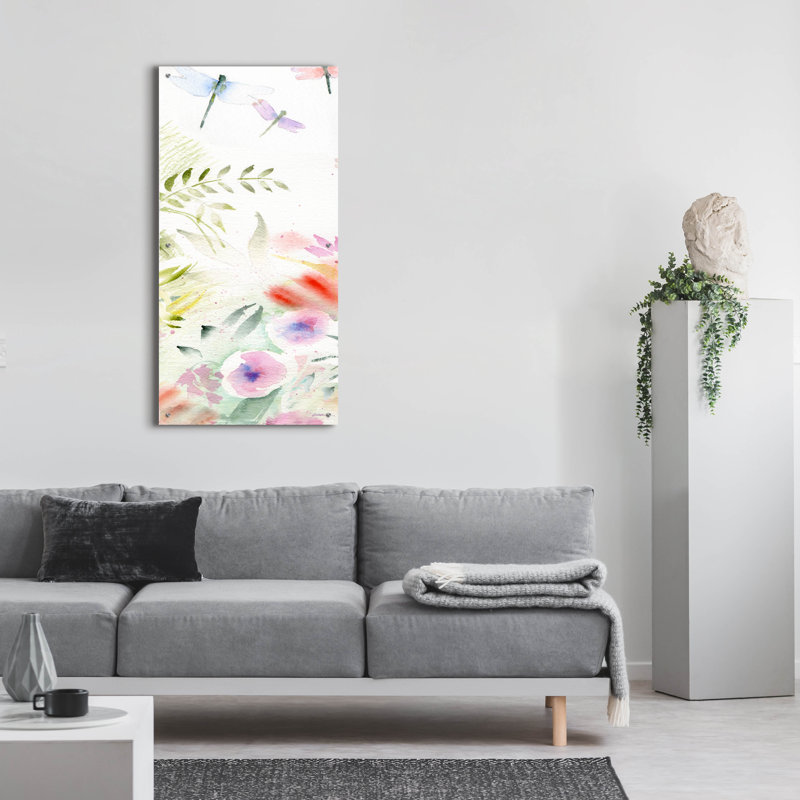 «Flight Of The Dragonfly # 1» par Sheila Golden, H 48 po x l 24 po