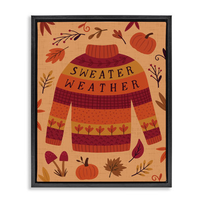  Sweater Weather Cozy Fall Canvas Wall Art by Nina Seven