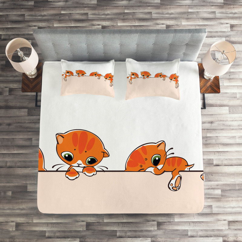 Coverlet, King Bedspread + 2 Shams