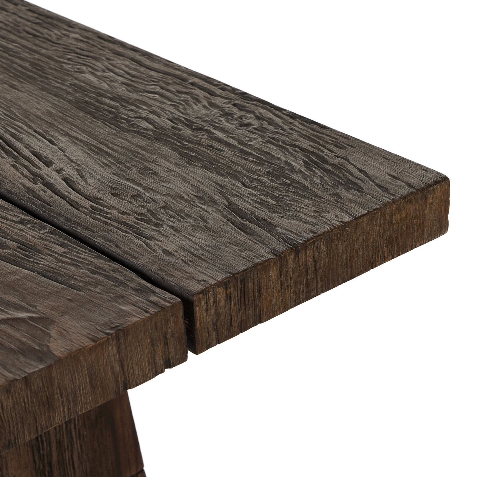 94'' Console Table, Smoked Alder