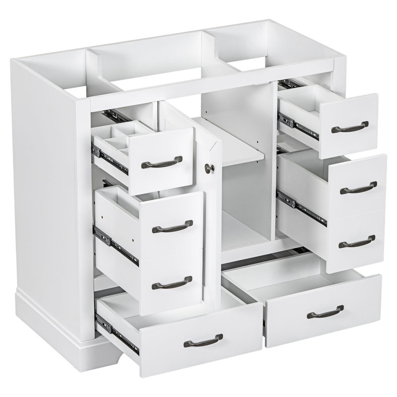 Base de meuble-lavabo simple 35,5 po seulement
