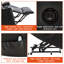 Fauteuil de massage inclinable électrique en similicuir