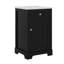 Meuble-lavabo moderne de 20 pouces avec lavabo en céramique et tablette réglable-1048158730