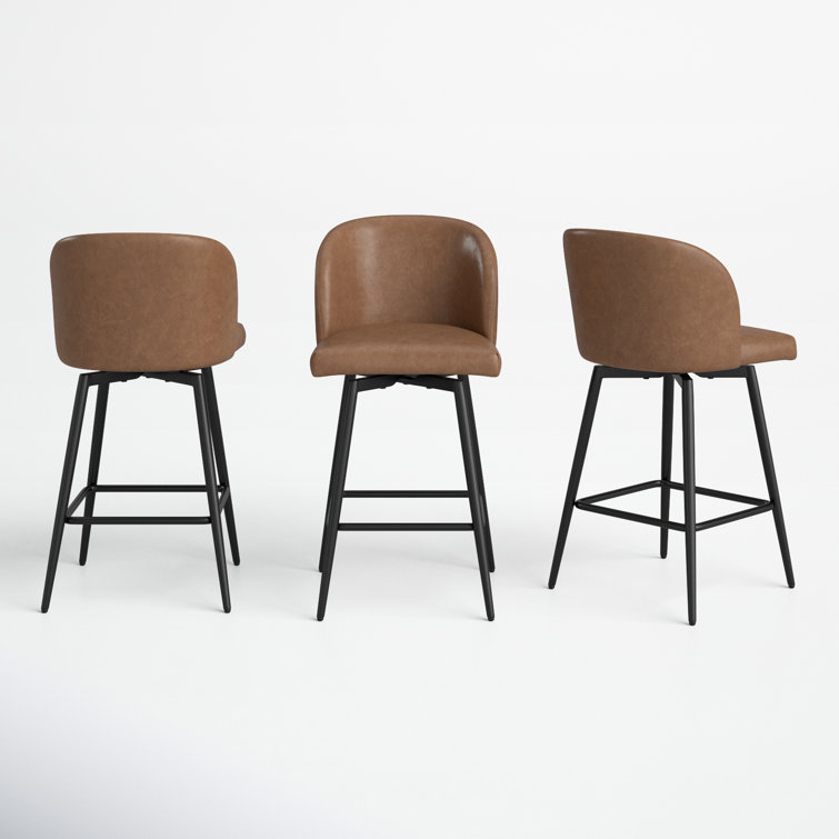 Benedit Swivel 27.1'' Counter Stool