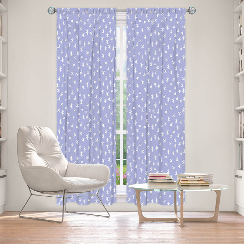 Edouard Room Darkening Curtain Pair, 20" W x 82" L