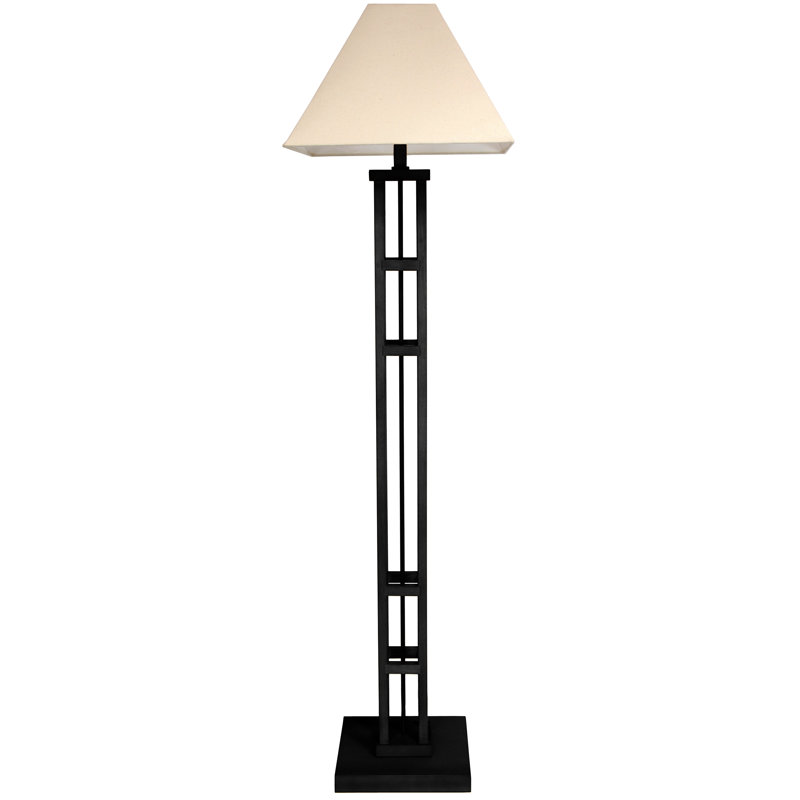 Mosko 62" Traditional Floor Lamp, Black