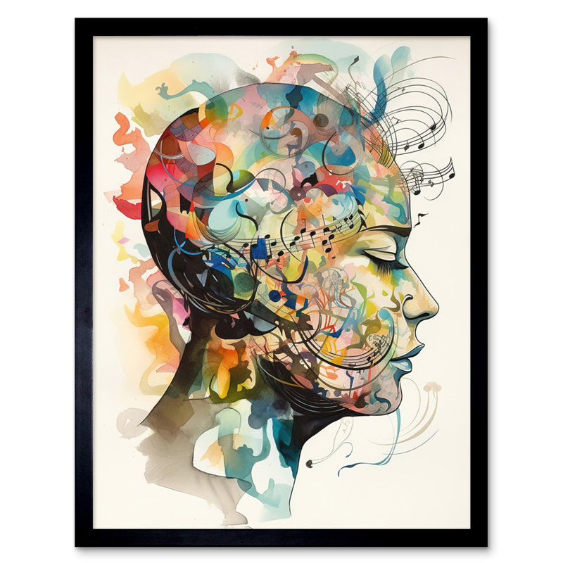 Euterpe's Melody Vision Musician Muse Inspiration - Single Picture Frame Print