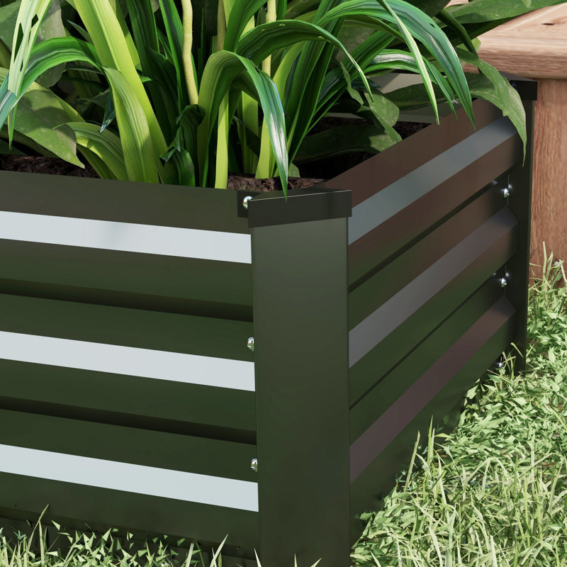 Brently Metal Raised Garden Bed