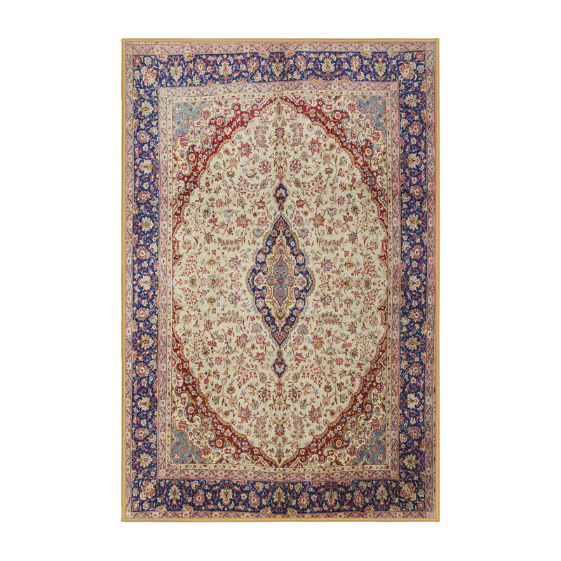 Tapis oriental beige, Rectangle 5 pi x 7 pi