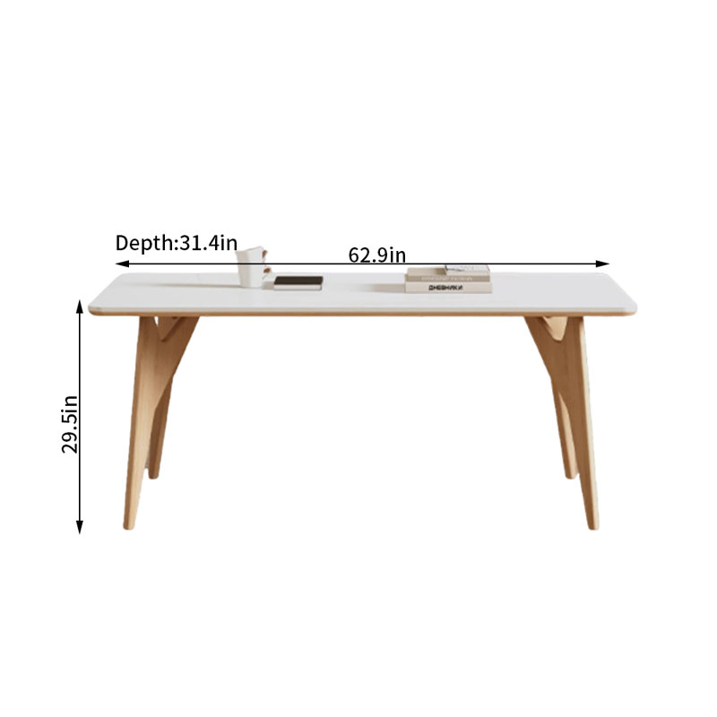 Table de salle à manger Damontrae, H 29,5 po x L 62,9 po x l 31,4 po