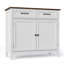 Buffet 32 po avec deux tiroirs et tablettes réglables pour la cuisine ou le salon-98676477