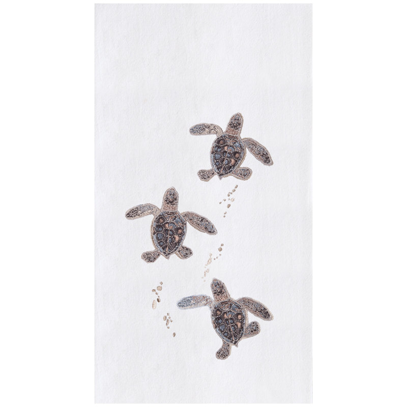 Serviette de bain bébé tortues