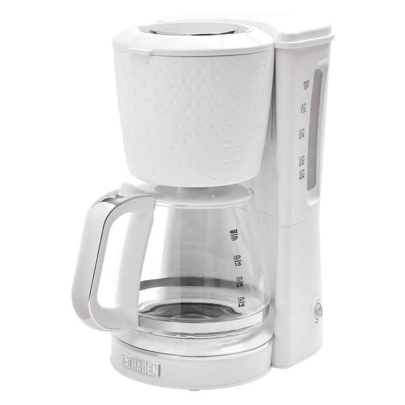 HADEN Starbeck 10 Cup Coffee Machine, White