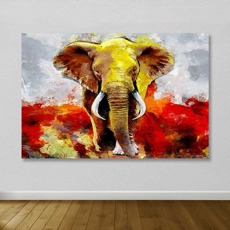Peinture décorative sur toile