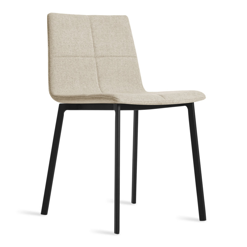Between Us Upholstered Dining Chair, Tait Stone Textured Basketweave