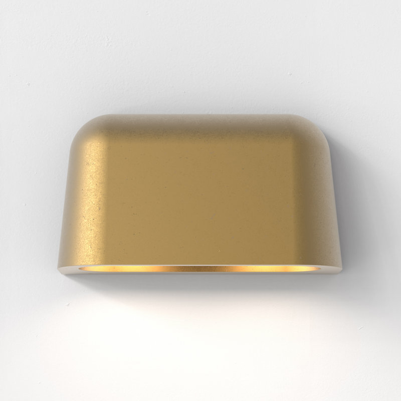 Mast Twin 2 - Light Outdoor Flush Mount, Antique Brass
