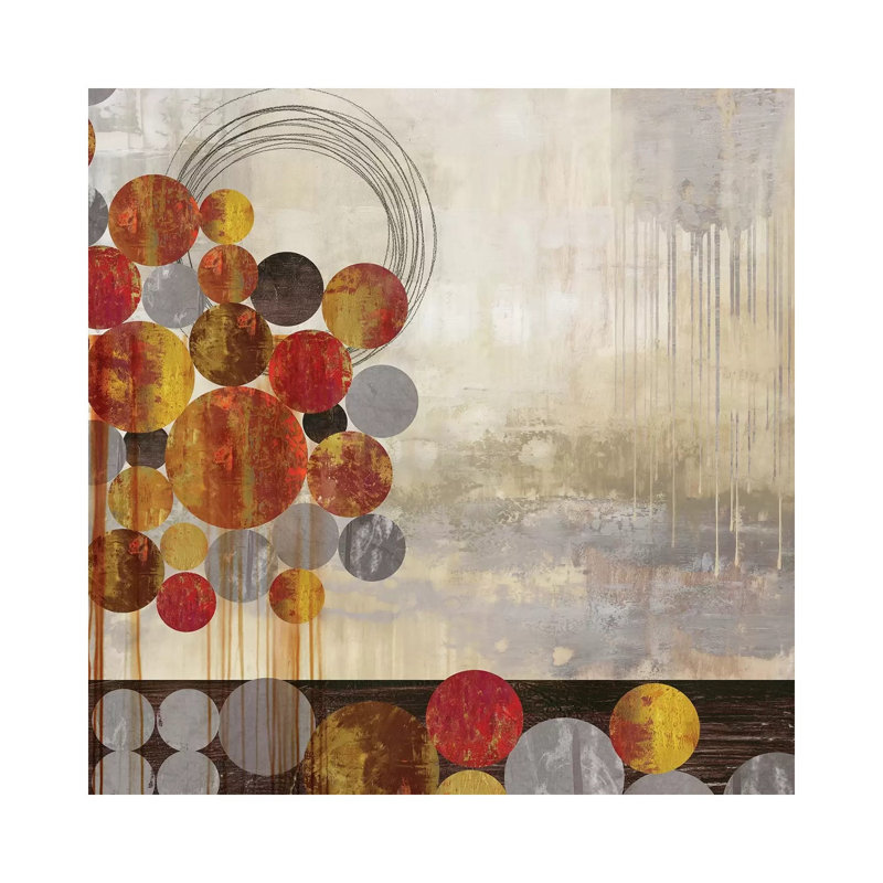 Sphere Scape 1 Piece Wrapped Canvas Painting, 45.72 cm H x 45.72 cm W x 3.175 cm D