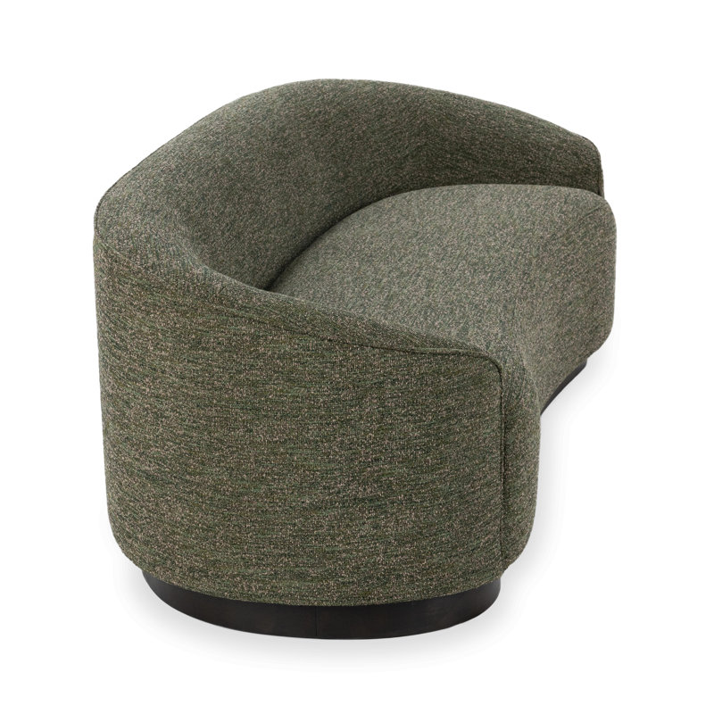 Beverly 90" Sofa Oatmeal, Antique Green