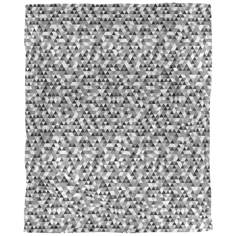 Tissu triangulaire, Noir, L 54 po x l 36 po, Lin naturel paloma