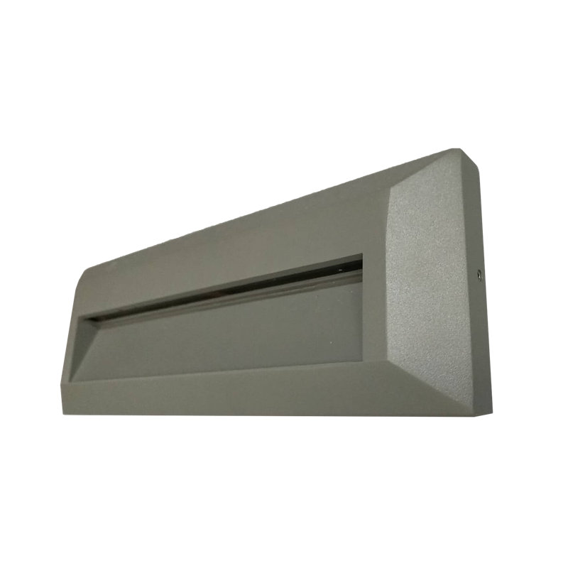 Black Cast Aluminum LED Step Light with PVC Ground Spike
