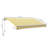 Retractable Awning Patio Awnings Sun Shade Shelter with Manual Crank Handle