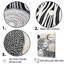 «Black and White Abstract Corals River III», reproduction sur toile-595817115-776991552