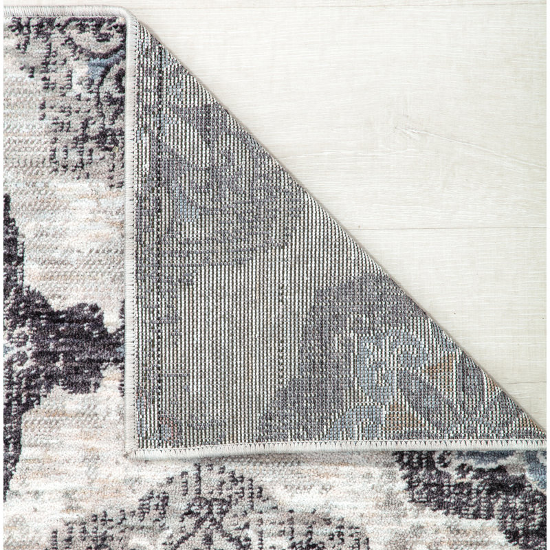 Tapis gris Celestia, Rectangle 2 pi 6 po x 4 pi