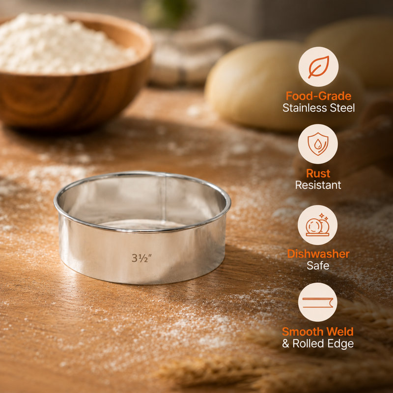 Ensemble de coupe-pâte ronde 11 pièces Huxley
