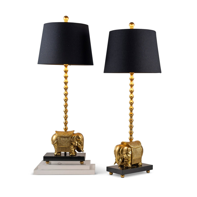 Royal Gold Elephant Lamp