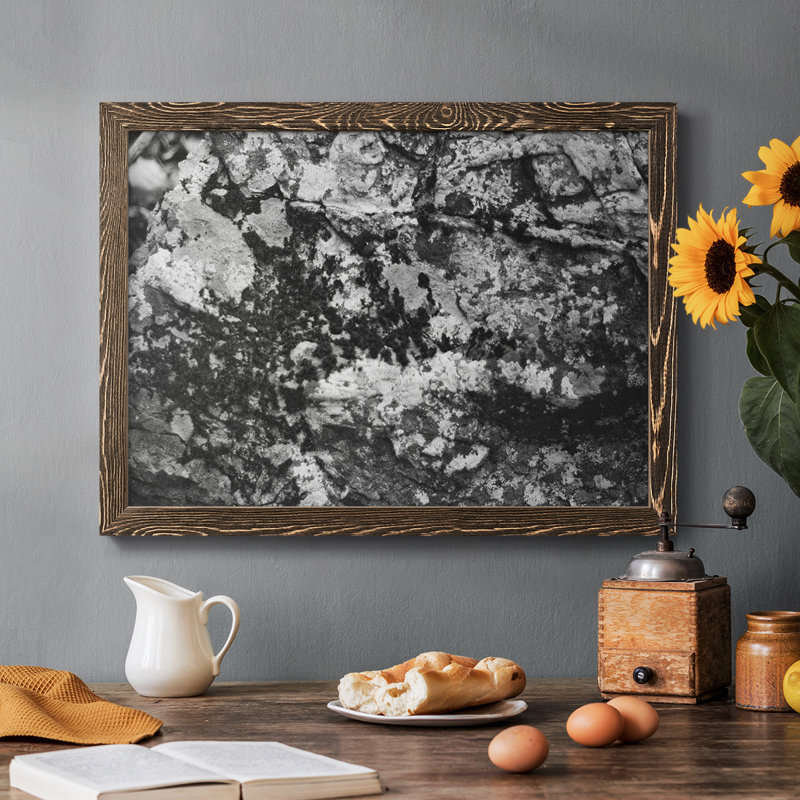 Found Textures XX, reproduction sur toile encadrée, Noyer, H 14 po x l 20 po x P 1,5 po