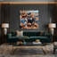 «Dogs Koolie Brown», art mural sur toile-470838363