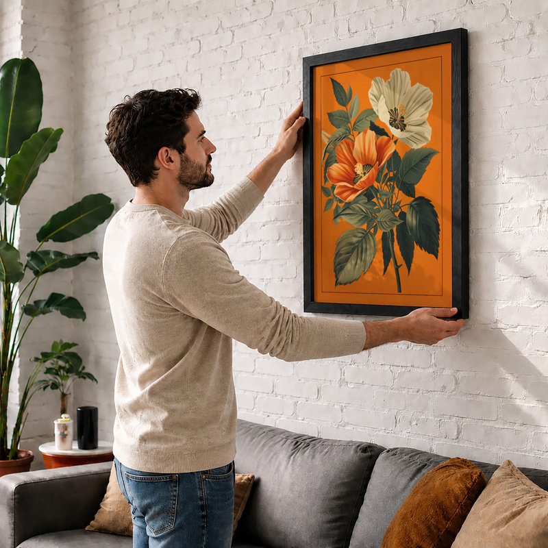 Three Studies Botanical - Print, Black, A3 - 42.0 x 29.7 cm