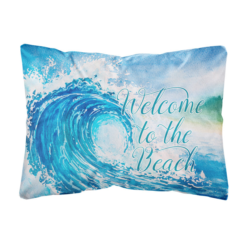  Coussin décoratif intérieur / extérieur Wave Welcome