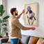 Purple Iris Study Botanical - Wrapped Canvas-1797624627-1797624626