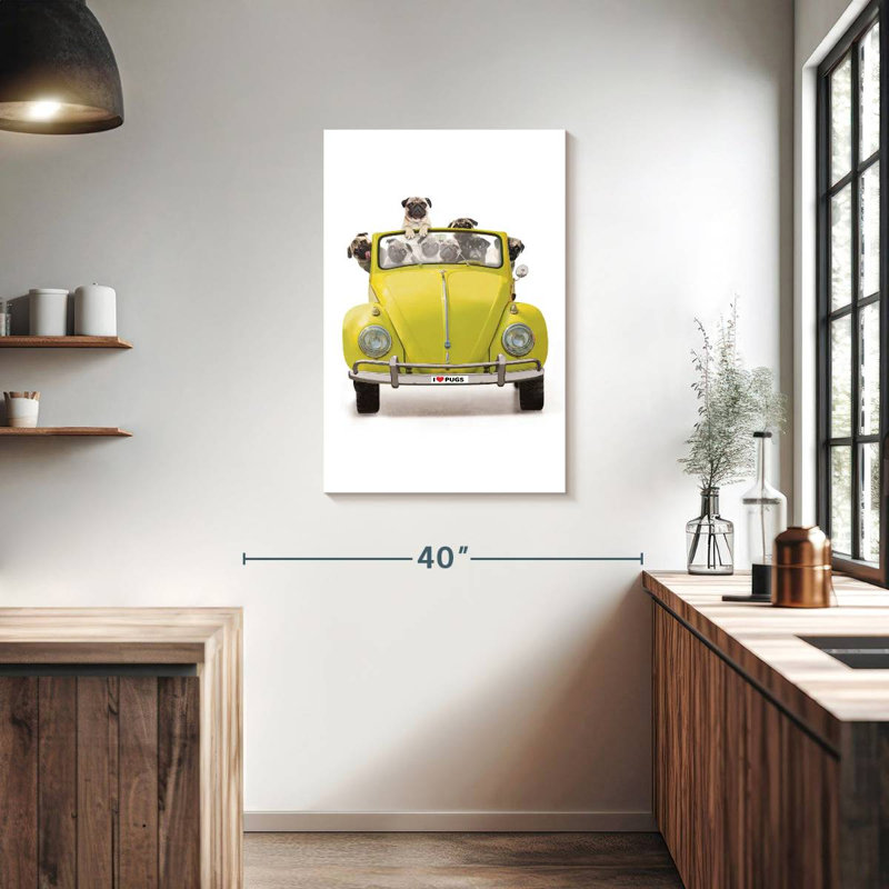 Pug Bug, 36" H x 24" W