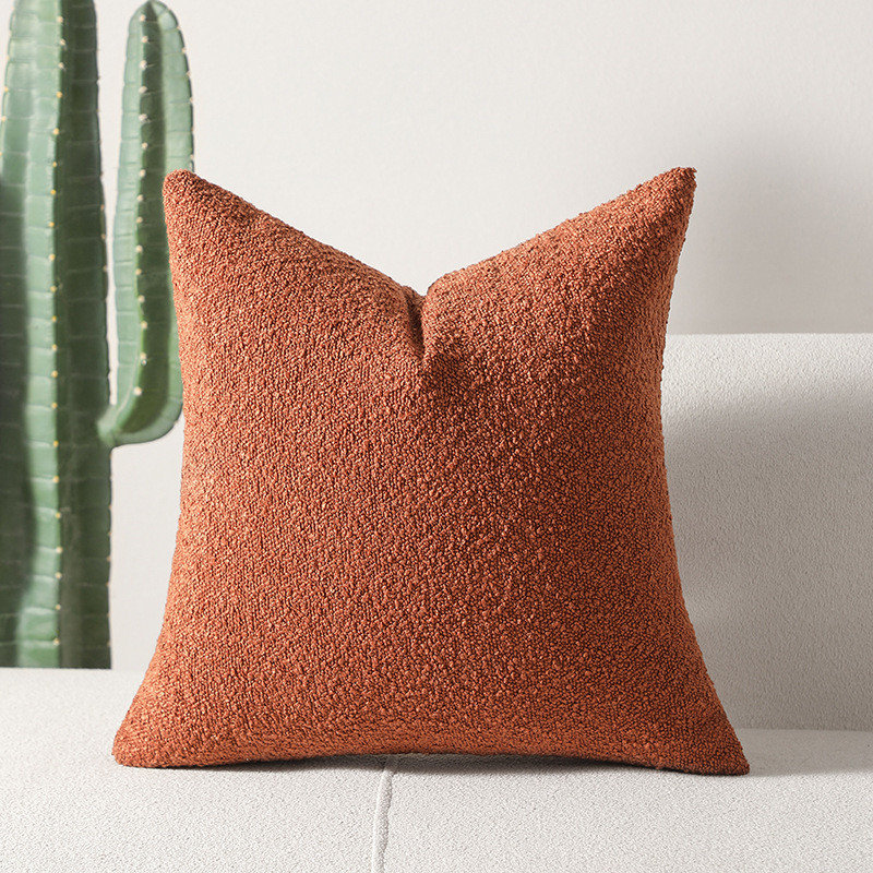 Housse de coussin européen Boucle # 3 25 po x 25 po, Cover Only