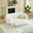 Compression Convertible Sofas, Chenille 87 Inch Modern Home Sleeper