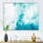 Toile encadrée flottée blanche