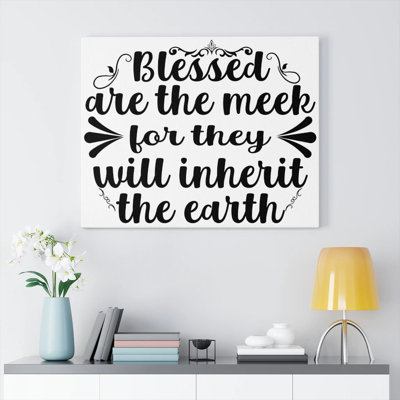 Blessed 1 Piece Wrapped Canvas Wall Art