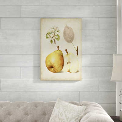 «Harvest Pears II», peinture sur toile