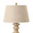 Fodor Cream Beige Coastal Bedside Lamp  (Set of 2)