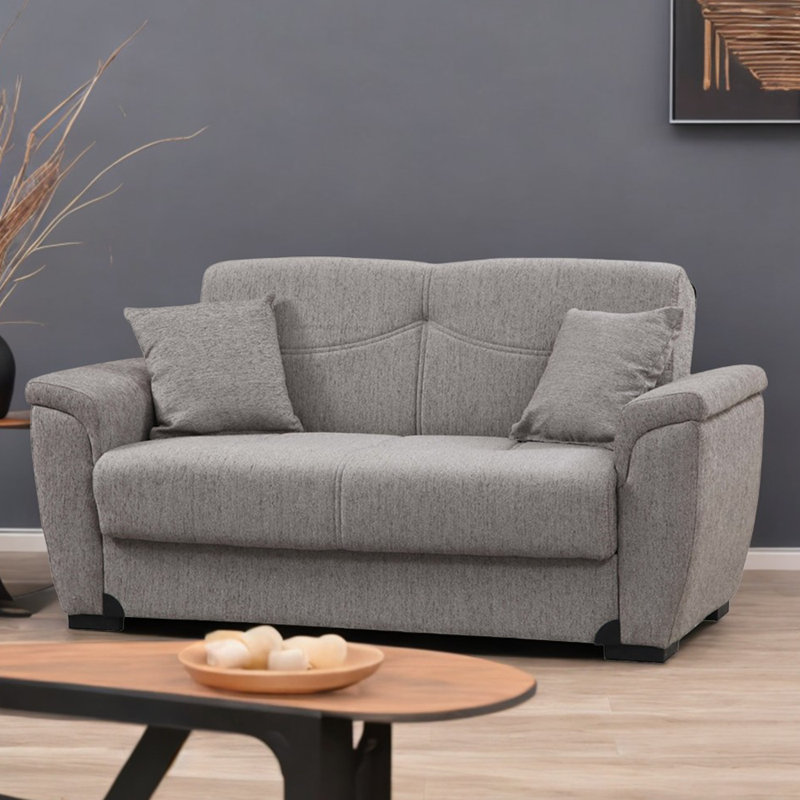 Causeuse Everly, Gris clair