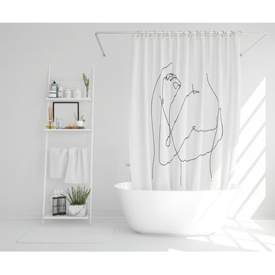 Ellaree 13 Piece Polyester Shower Curtain Set