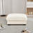 Down Filled Overstuffed Performance Velvet Ottoman-725689551