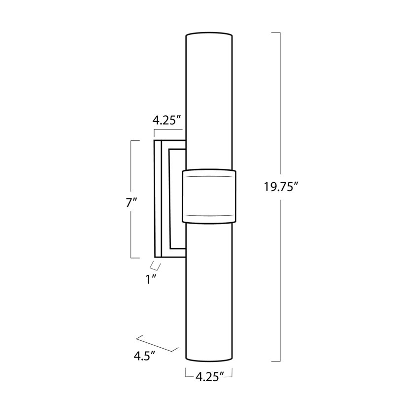 Emmett 2 - Light Armed Sconce, Oil Rubbed Bronze